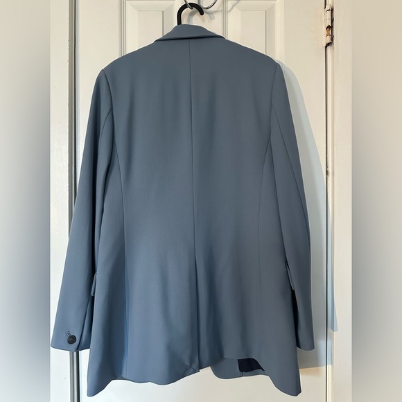 Rag & Bone Wool Blend Prairie Blue Charles Twill Blazer NWT SZ 4 - Picture 2 of 11